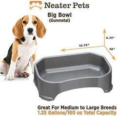 1.25 Gallon Capacity, 160 oz Extra Large Water Bowl for Dogs