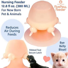 12.8 Fl Oz Puppy Feeders for Multiple Puppies of 5