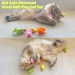 12PCS Cat Mouse Toy