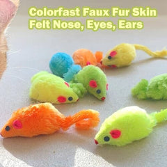 12PCS Cat Mouse Toy