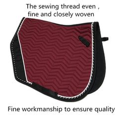 Cotton Composite Saddle Horse Saddle Pad Blue Saddle Pads For Horse