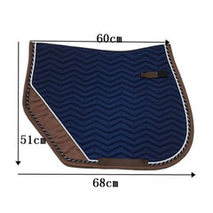 Cotton Composite Saddle Horse Saddle Pad Blue Saddle Pads For Horse