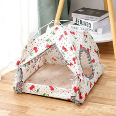 Cat Tent....Cat House Enclosed Pet Bed