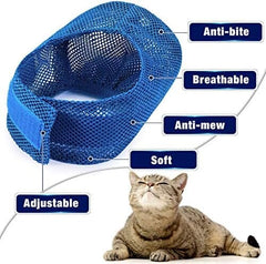 2 Pieces Cat Grooming Washer Mesh Bag Cat Muzzles Breathable Mesh