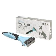 2 Sided Pet Grooming & Deshedding Brush Undercoat Rake for Cats & Dogs S