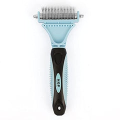 2 Sided Pet Grooming & Deshedding Brush Undercoat Rake for Cats & Dogs S