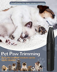 2 Speed Low Noise Cordless Dog Paw Trimmer
