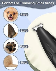 2 Speed Low Noise Cordless Dog Paw Trimmer