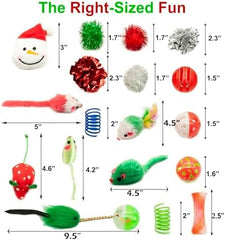 20pc Cat Toys Variety Pack for Indoor Cats