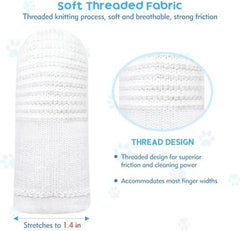 20Pcs Dog Toothbrush Soft Fabric Dog Finger Toothbrush