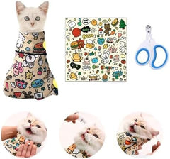 27.5" Cat Grooming Wrap for Cutting Nails