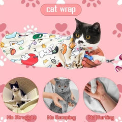 27.5" Cat Grooming Wrap for Cutting Nails