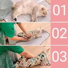 27.5" Cat Grooming Wrap for Cutting Nails