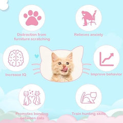 2Pcs Cat Collar Toy Adjustable Cat Feather Neck Collar Toy