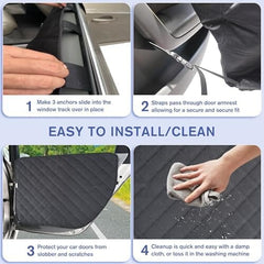 2pcs Dog Car Door Protector from Dog Scratching