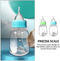 2pcs Kitten Milk Bottle Kit 120ml Puppy Feeding Bottle for Puppies Kitten