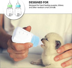 2pcs Kitten Milk Bottle Kit 120ml Puppy Feeding Bottle for Puppies Kitten