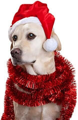 2Pcs Mini Dog Santa Hat for Dog