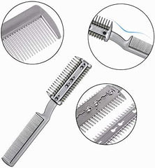 2Pcs Razor Comb for Dogs Cats with Extra Blades Double Sides