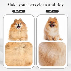 3-in-1 Anti-Static Deshedding Tool for Dogs & Cats