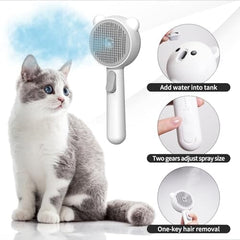 3-in-1 Anti-Static Deshedding Tool for Dogs & Cats
