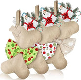 3 Pcs Christmas Pet Dog Stockings