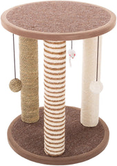 3 Scratching Posts Scratching Deterrent Tree for Indoor Cats