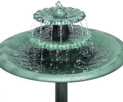 3-Tiered Pedestal Water Fountain and Birdbath