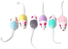 36 Pack 1.8 Inch Small Interactive Cat Toys Mice with Catnip