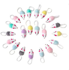 36 Pack 1.8 Inch Small Interactive Cat Toys Mice with Catnip