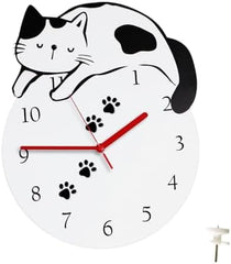 3D Cute Wall Clock Non-Ticking Decorative Clock