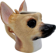 3D Hand Painted Dog Coffee Tea Ceramic Mug (Chihuahua)