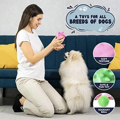 3in1 Dog Toys for Aggressive Chewers - Pig