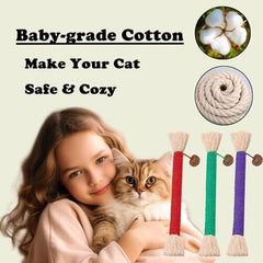 3Pack Silvervine Chew Stick Kitten Treat Catnip Toy