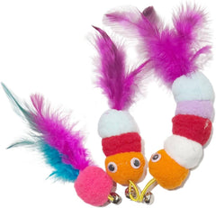 3PCS Cat Feather Toys with Bell