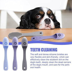 3Pcs Small Dog Toothbrush Dog Finger Toothbrush