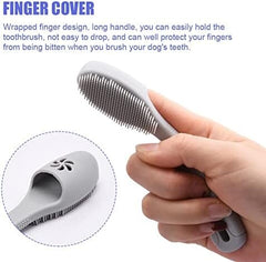 3Pcs Small Dog Toothbrush Dog Finger Toothbrush