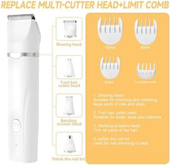 4-in-1 Dog Clippers for Grooming Dog Scissors Beauty Suit