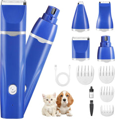 4-in-1 Dog Clippers for Grooming Dog Scissors Beauty Suit