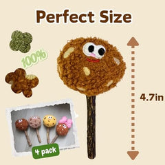 4 Pack Catnip & Silvervine Lollipops