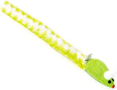 4 Packs 15 Inch Long Soft Plush Cat Toys Mice with Rattle Rustle Sound