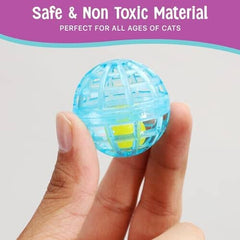 4 pcs Colorful Toys to Entertain Indoor Cats and Kittens