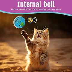 4 pcs Colorful Toys to Entertain Indoor Cats and Kittens