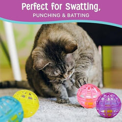 4 pcs Colorful Toys to Entertain Indoor Cats and Kittens