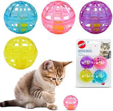 4 pcs Colorful Toys to Entertain Indoor Cats and Kittens