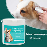 Pet Ear Cleaning Wipes Finger Stall