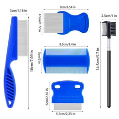 5 Pack Flea Lice Comb