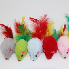 5pcs Cats Mice Toys