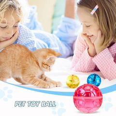 6 Pieces Ghost Hunting Cat Ball Activated Cat Toy