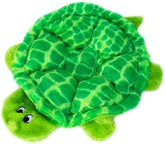 6-Squeaker Plush Dog Toy - Slowpoke The Turtle